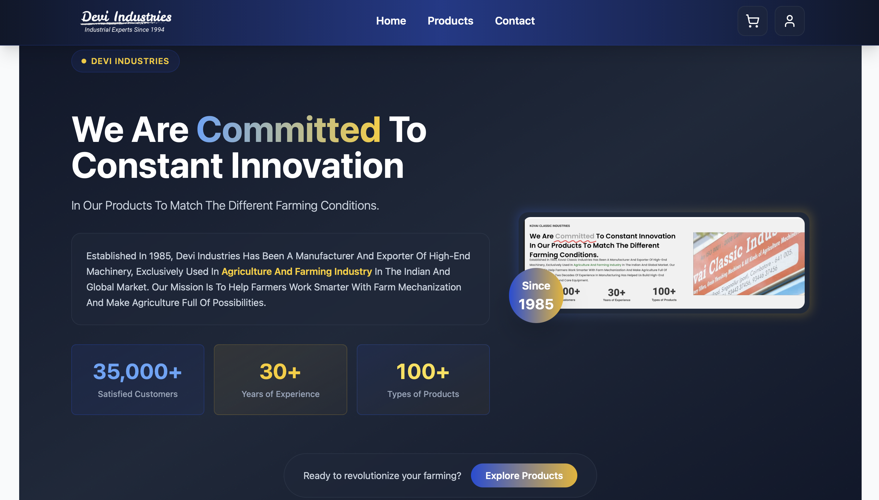 Devi Industries E-commerce